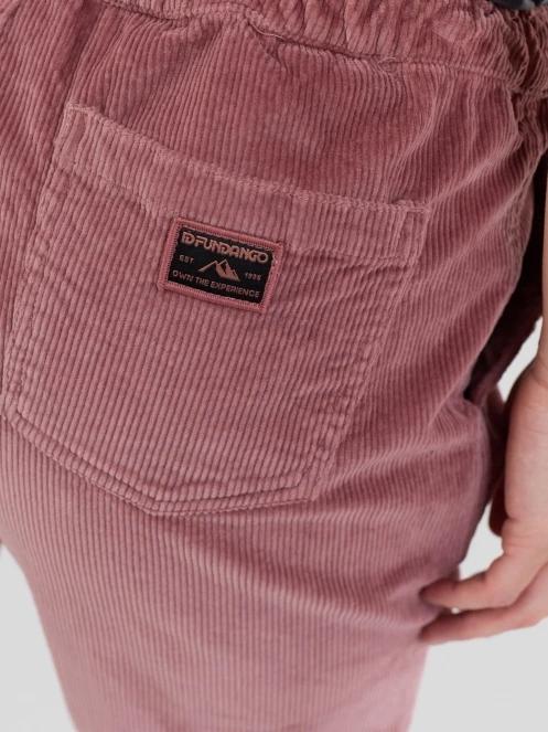 Fundango Lorna Corduroy Pants női hosszú nadrág rózsaszín színben 7