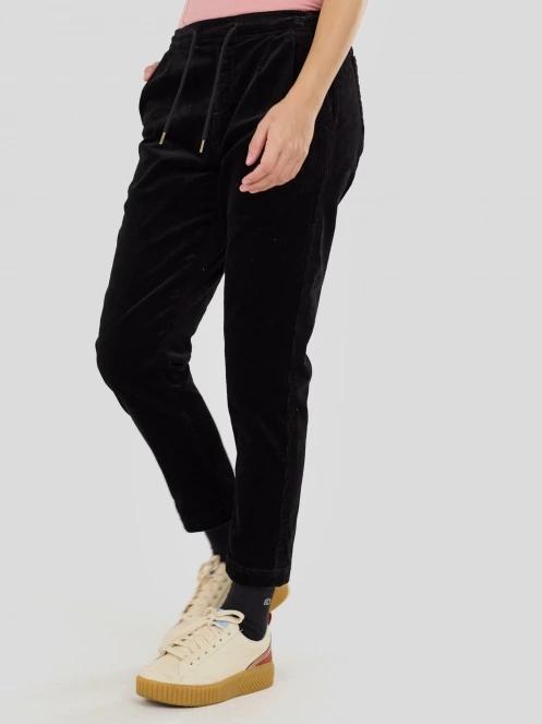 Fundango Lorna Corduroy Pants női hosszú nadrág fekete színben 4