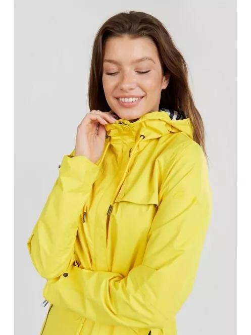 Fundango Regina Waterproof Trench Jacket női esőkabát sárga színben 4