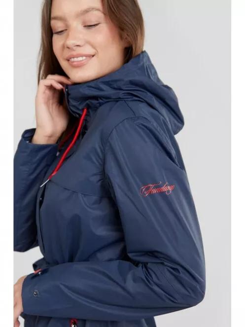 Fundango Regina Waterproof Trench Jacket női esőkabát sötétkék színben 4