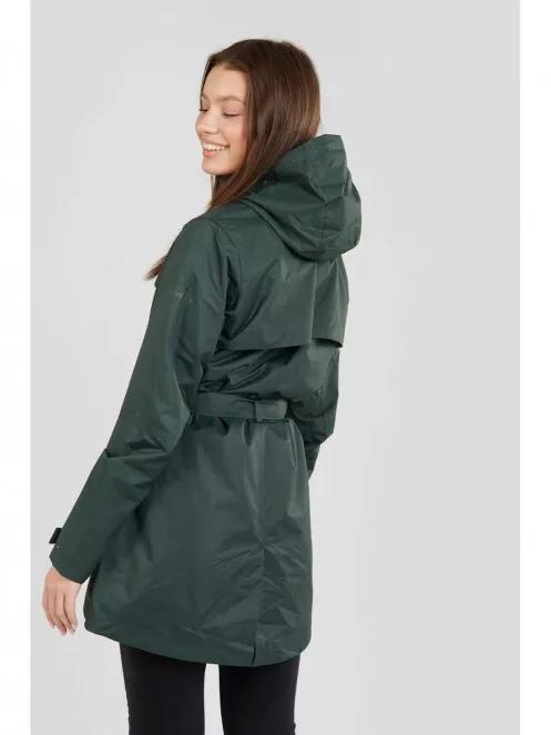 Fundango Regina Waterproof Trench Jacket női esőkabát oliva színben 3