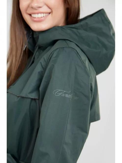 Fundango Regina Waterproof Trench Jacket női esőkabát oliva színben 4