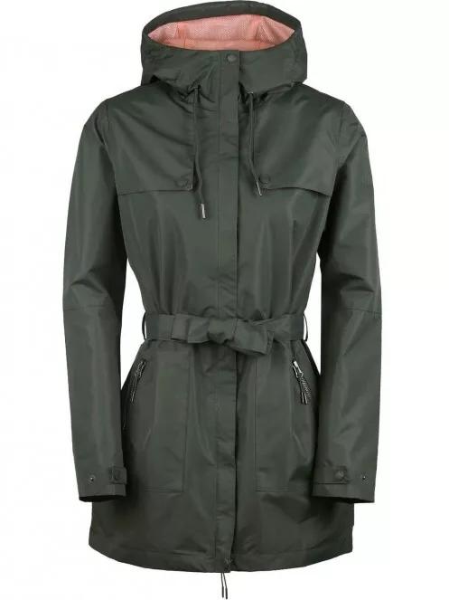 Fundango Regina Waterproof Trench Jacket női esőkabát oliva színben 5