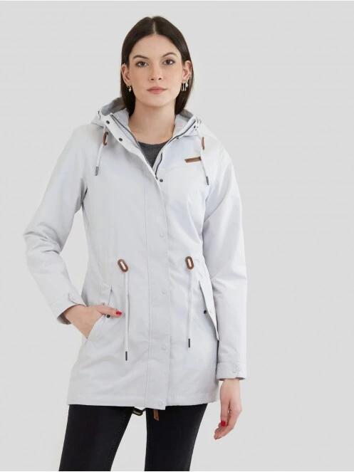 Fundango Tapara Waterproof Jacket női esőkabát fehér színben 2
