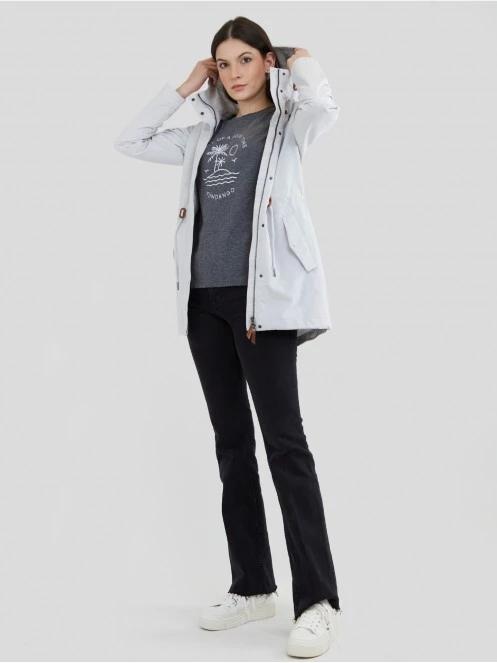 Fundango Tapara Waterproof Jacket női esőkabát fehér színben 4