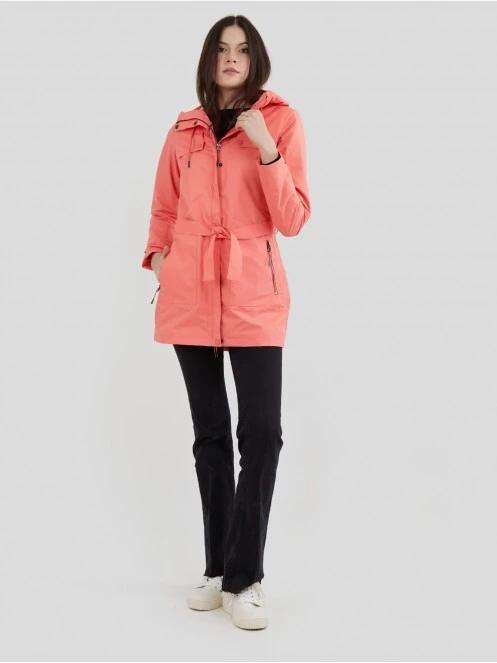 Fundango Regina Waterproof Trench Jacket női esőkabát narancssárga színben 4