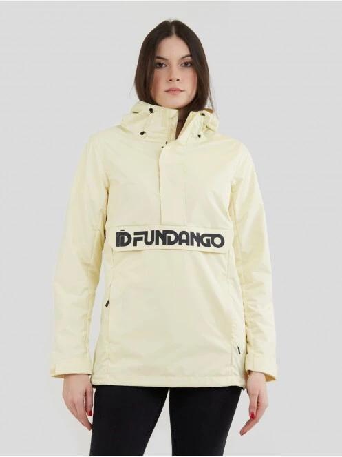 Fundango Betula Logo Anorak női esőkabát sárga színben 2