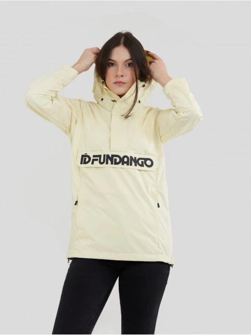 Fundango Betula Logo Anorak női esőkabát sárga színben 5