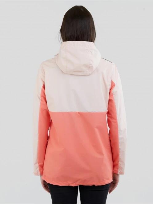 Fundango Betula Logo Anorak női esőkabát rózsaszín színben 3