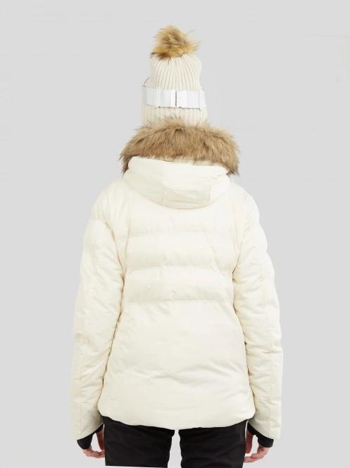 Fundango Elyra Fur Padded Jacket női steppelt síkabát fehér színben 3