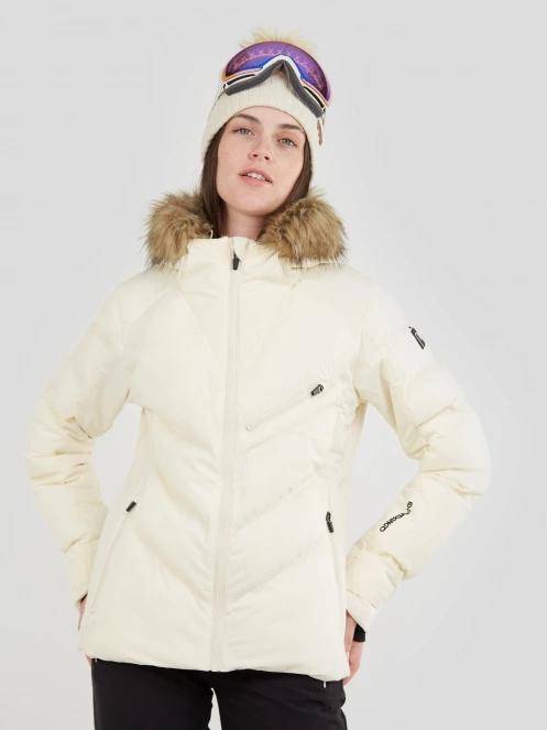 Fundango Elyra Fur Padded Jacket női steppelt síkabát fehér színben 6