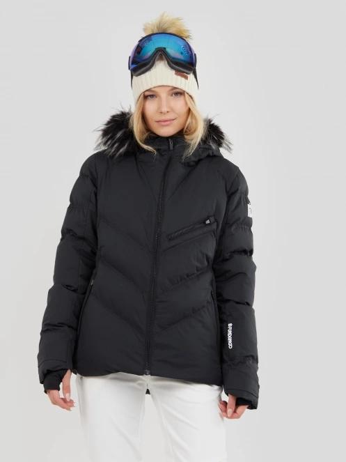 Fundango Elyra Fur Padded Jacket női steppelt síkabát fekete színben 2