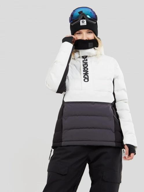 Fundango Everett Padded Anorak női steppelt síkabát fehér színben 2