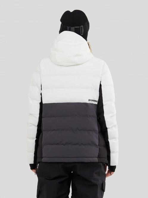 Fundango Everett Padded Anorak női steppelt síkabát fehér színben 3