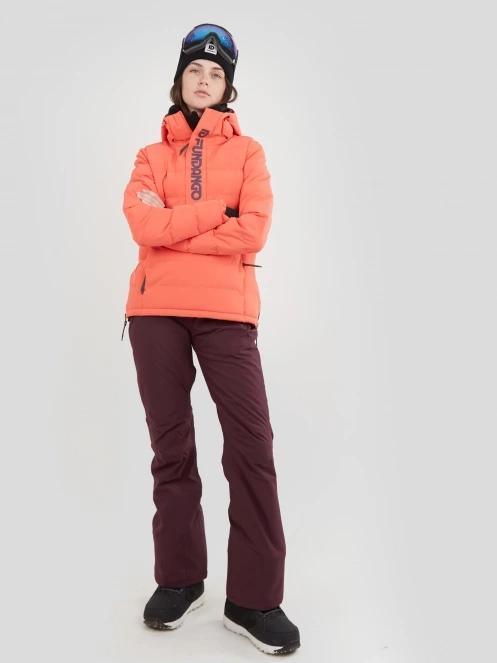 Fundango Everett Padded Anorak női steppelt síkabát piros színben 4
