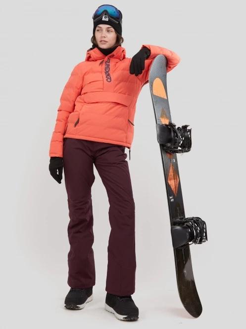 Fundango Everett Padded Anorak női steppelt síkabát piros színben 5