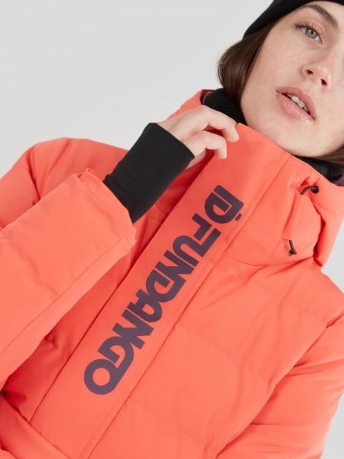 Fundango Everett Padded Anorak női steppelt síkabát piros színben 6
