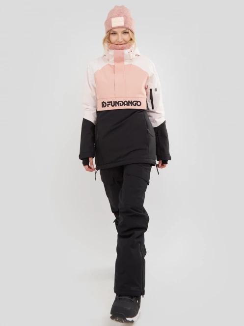 Fundango Birch Logo Anorak női síkabát rózsaszín színben 4