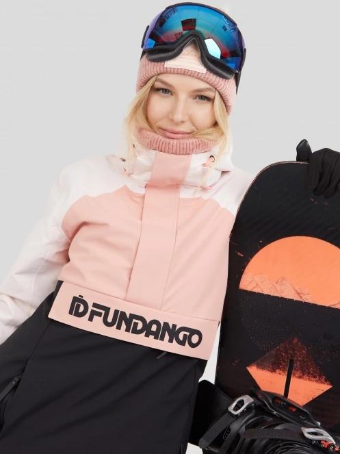 Fundango Birch Logo Anorak női síkabát rózsaszín színben 5
