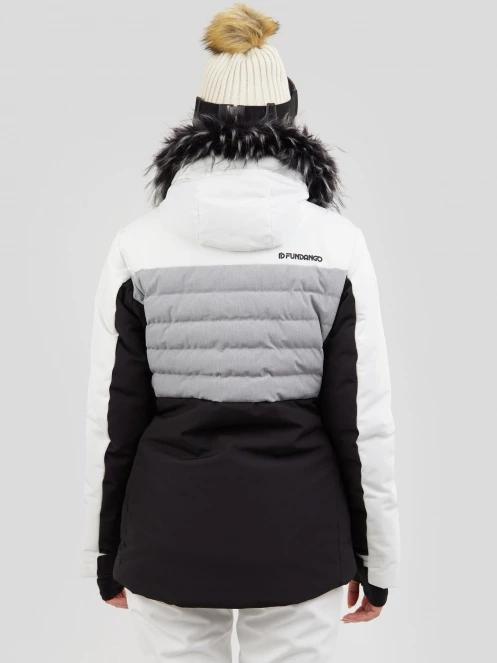 Fundango Salina Padded Jacket női steppelt síkabát fehér színben 3