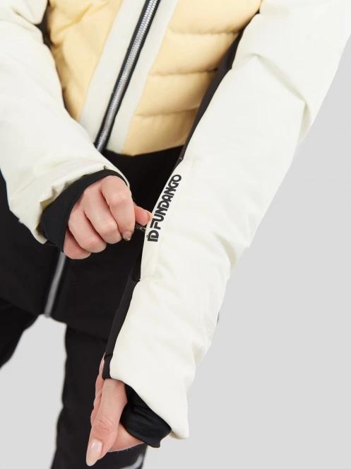 Fundango Salina Padded Jacket női steppelt síkabát sárga színben 8