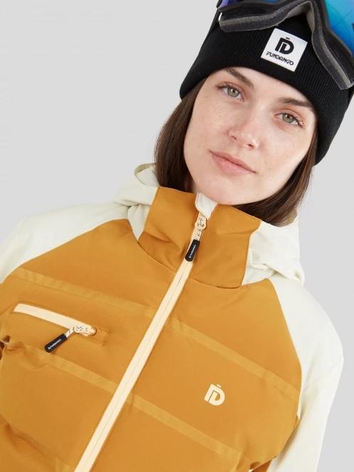 Fundango Medina Padded Jacket női steppelt síkabát barna színben 6