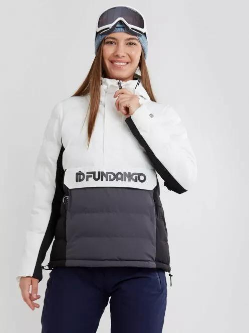 Fundango Everett Padded Anorak női steppelt síkabát fehér színben 2