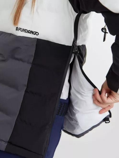 Fundango Everett Padded Anorak női steppelt síkabát fehér színben 7