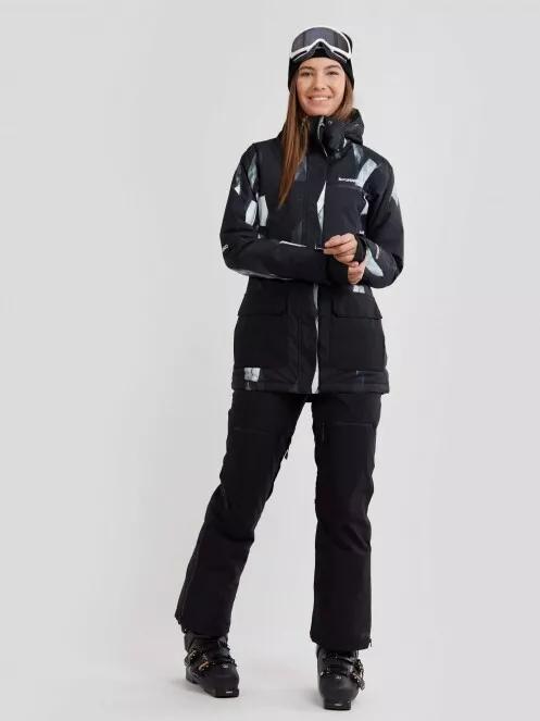 Fundango Poplar Jacket női síkabát fekete színben 4