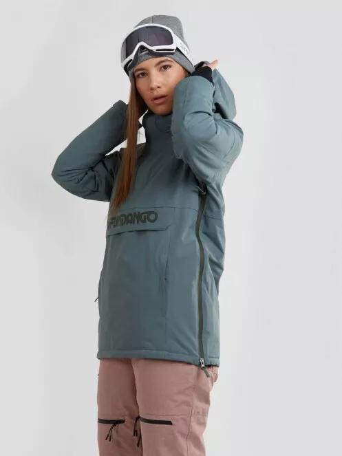 Fundango Birch Logo Anorak női síkabát oliva színben 5