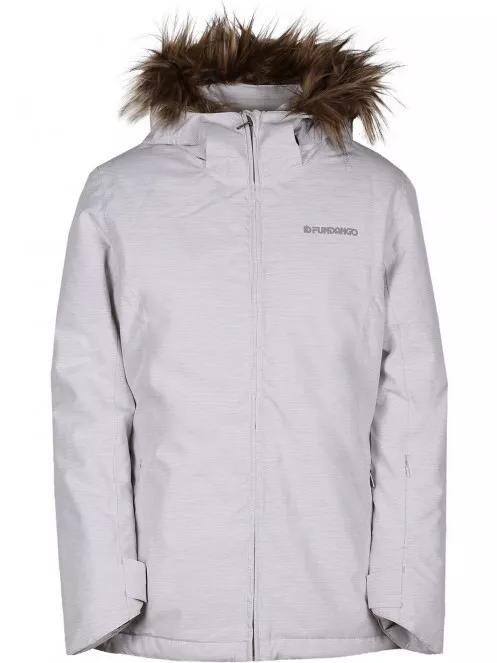 Fundango MASSA FUR Jacket női síkabát fehér színben 6