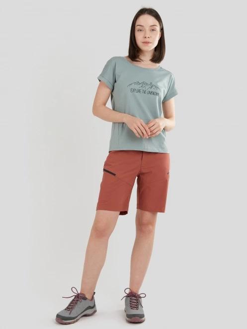 Fundango Azua Active Short női túra rövidnadrág piros színben 3