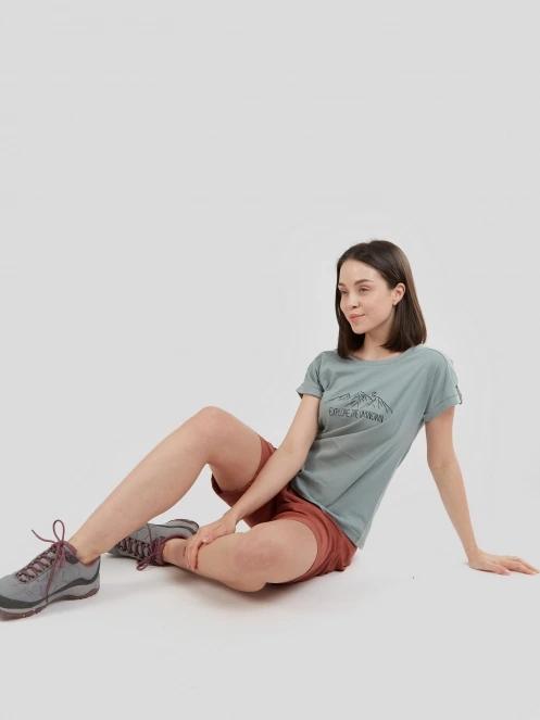 Fundango Azua Active Short női túra rövidnadrág piros színben 4