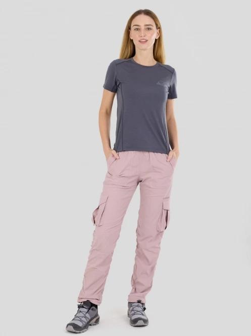 Fundango Finley Cargo Pants női túranadrág rózsaszín színben 4