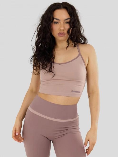 Fundango Flare Leggings női leggings barna színben 5