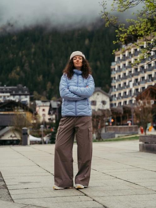 Fundango Nova Cargo Pants női tréning nadrág barna színben 4