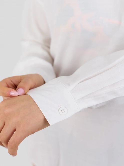 Fundango Athene Cover-up női hosszú ujjú ing fehér színben 7