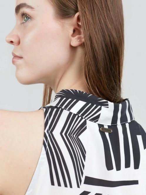 Fundango Myrto Sleeveless Shirt női blúz fekete színben 6
