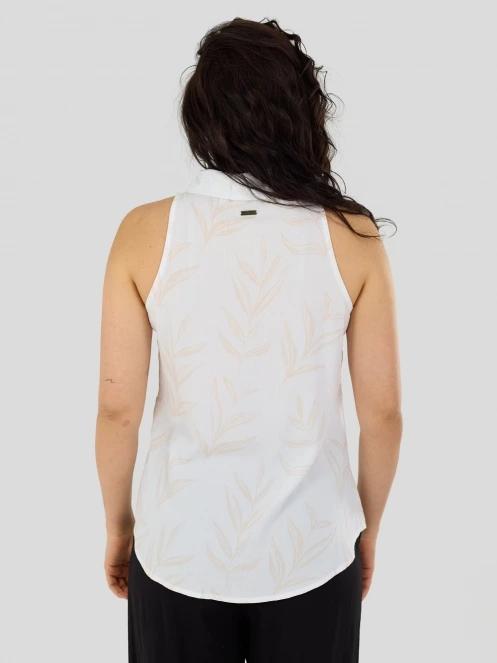 Fundango Myrto Sleeveless Shirt női ujjatlan póló homok színben 3