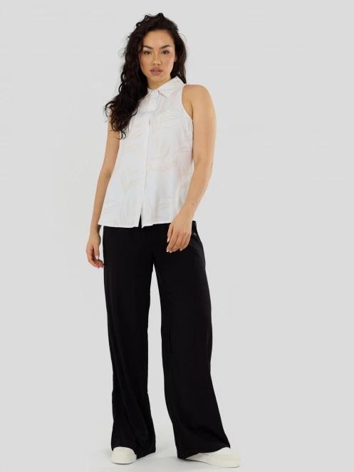 Fundango Myrto Sleeveless Shirt női ujjatlan póló homok színben 4