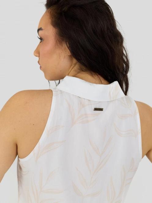 Fundango Myrto Sleeveless Shirt női ujjatlan póló homok színben 5