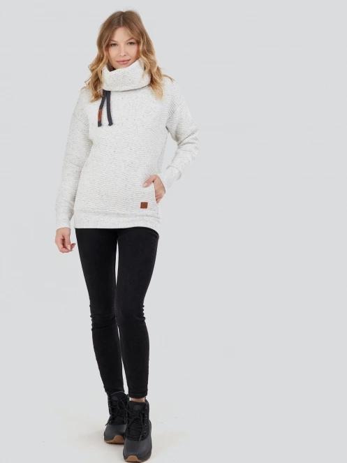 Fundango Aliz Pullover női pulóver homok színben 4