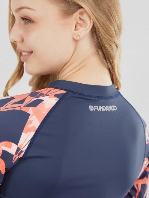 Fundango Joyce Long Sleeve Rashguard női hosszú ujjú lycra sötétkék színben 8