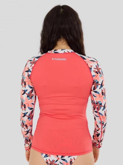 Fundango Joyce Long Sleeve Rashguard női hosszú ujjú lycra homok színben 3