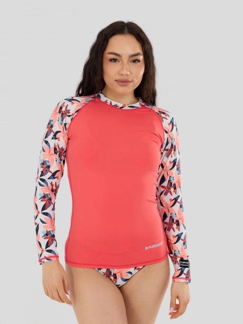 Fundango Joyce Long Sleeve Rashguard női hosszú ujjú lycra homok színben 5