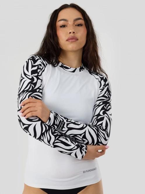 Fundango Joyce Long Sleeve Rashguard női hosszú ujjú lycra fekete színben 2