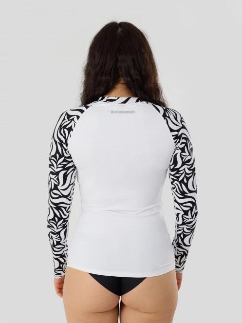 Fundango Joyce Long Sleeve Rashguard női hosszú ujjú lycra fekete színben 3