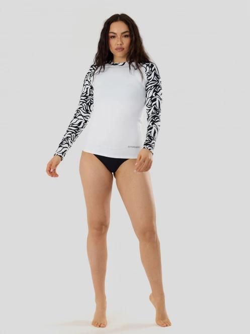 Fundango Joyce Long Sleeve Rashguard női hosszú ujjú lycra fekete színben 5