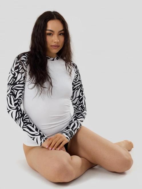 Fundango Joyce Long Sleeve Rashguard női hosszú ujjú lycra fekete színben 6