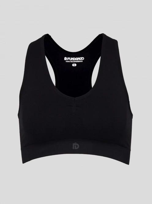 Fundango Seamless Sport Bra női sportmelltartó fekete színben 7